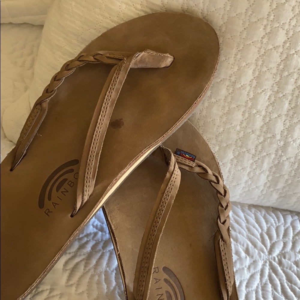 Flirty braids leather RAINBOW sandals - Picture 5 of 5